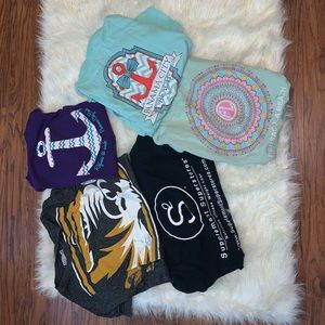 5 used tees